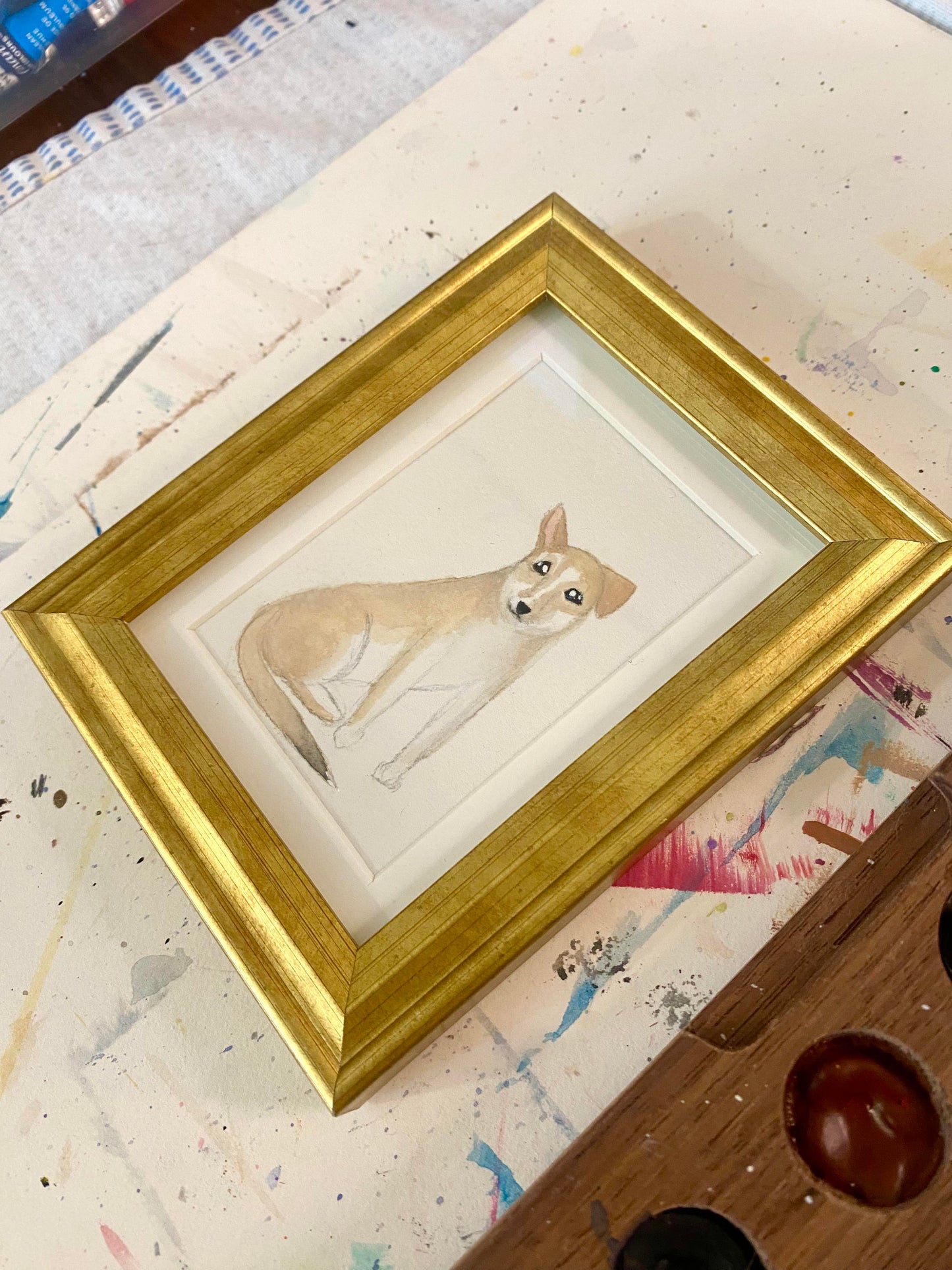 Custom Watercolor Pet Portrait